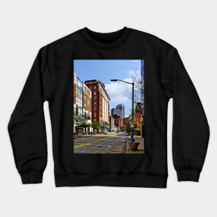 Pittsburgh PA - View Down Ninth Street Crewneck Sweatshirt